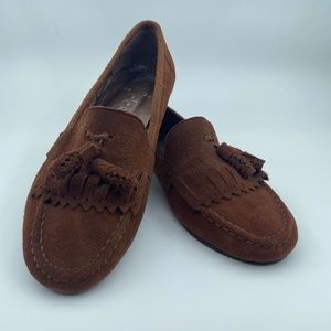 HANDMADE SUEDE COMFORTABLE WOMAN FLAT SHOES